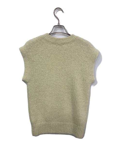 AURALEE（オーラリー）AURALEE (オーラリー) ALPACA WOOL SUPER LIGHT KNIT VEST イエロー サイズ:1の古着・服飾アイテム
