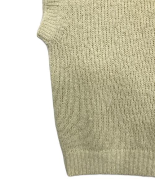 AURALEE（オーラリー）AURALEE (オーラリー) ALPACA WOOL SUPER LIGHT KNIT VEST イエロー サイズ:1の古着・服飾アイテム