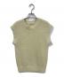 AURALEE（オーラリー）の古着「ALPACA WOOL SUPER LIGHT KNIT VEST」｜イエロー