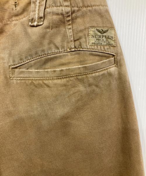 POLO RALPH LAUREN（ポロ・ラルフローレン）POLO RALPH LAUREN (ポロ・ラルフローレン) SURPLUSチノパン ブラウン サイズ:W33の古着・服飾アイテム