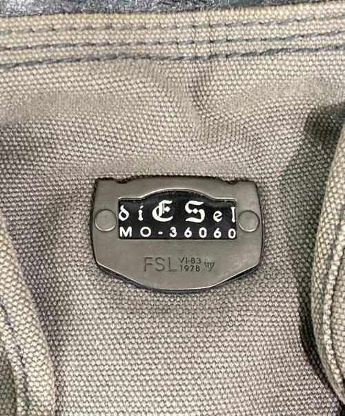 DIESEL（ディーゼル）DIESEL (ディーゼル) ボストンバッグ ブラウン×ブラックの古着・服飾アイテム