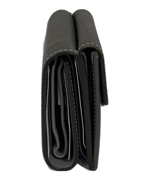 bonaventura（ボナベンチュラ）BONAVENTURA (ボナベンチュラ) 3つ折り財布 グレーの古着・服飾アイテム
