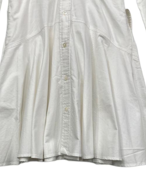 POLO RALPH LAUREN（ポロ・ラルフローレン）POLO RALPH LAUREN (ポロ・ラルフローレン) オックスフォードシャツワンピース ホワイトの古着・服飾アイテム