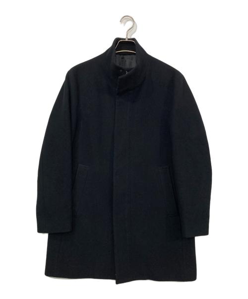 ck Calvin Klein（シーケーカルバンクライン）ck Calvin Klein (シーケーカルバンクライン) スタンドカラーコート ブラック サイズ:36の古着・服飾アイテム