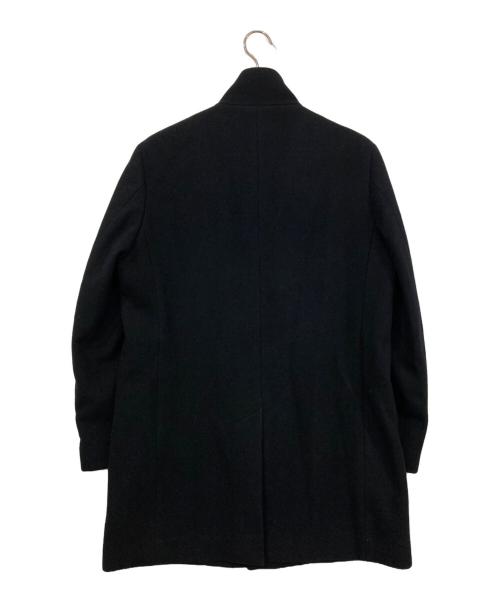 ck Calvin Klein（シーケーカルバンクライン）ck Calvin Klein (シーケーカルバンクライン) スタンドカラーコート ブラック サイズ:36の古着・服飾アイテム