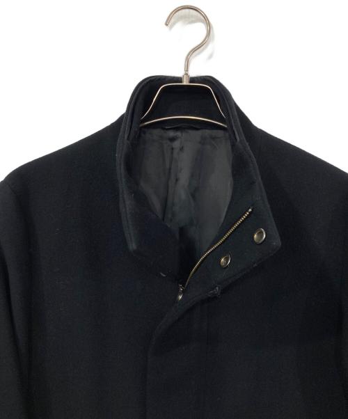 ck Calvin Klein（シーケーカルバンクライン）ck Calvin Klein (シーケーカルバンクライン) スタンドカラーコート ブラック サイズ:36の古着・服飾アイテム