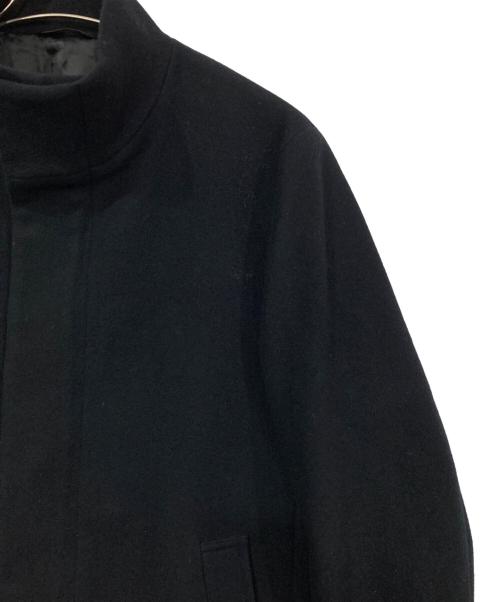 ck Calvin Klein（シーケーカルバンクライン）ck Calvin Klein (シーケーカルバンクライン) スタンドカラーコート ブラック サイズ:36の古着・服飾アイテム