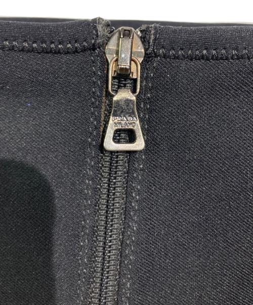 PRADA（プラダ）PRADA (プラダ) ストレッチロングブーツ ブラック サイズ:38の古着・服飾アイテム