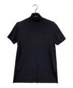 ISSEY MIYAKE PwRMANwNTwイッセイミヤケ ペルマネンテ）の古着「ハイネック半袖カットソー」｜ブラック