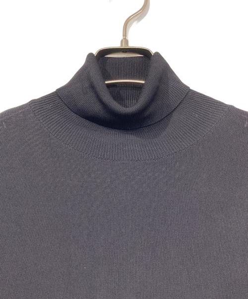 ISSEY MIYAKE PwRMANwNTw（イッセイミヤケ ペルマネンテ）issey miyake pwrmanwntw (イッセイミヤケ ペルマネンテ) ハイネック半袖カットソー ブラック サイズ:2の古着・服飾アイテム