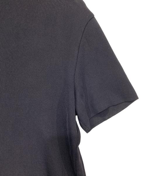 ISSEY MIYAKE PwRMANwNTw（イッセイミヤケ ペルマネンテ）issey miyake pwrmanwntw (イッセイミヤケ ペルマネンテ) ハイネック半袖カットソー ブラック サイズ:2の古着・服飾アイテム
