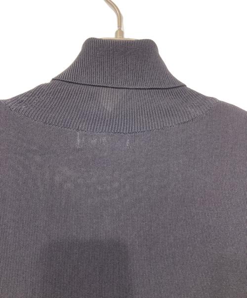 ISSEY MIYAKE PwRMANwNTw（イッセイミヤケ ペルマネンテ）issey miyake pwrmanwntw (イッセイミヤケ ペルマネンテ) ハイネック半袖カットソー ブラック サイズ:2の古着・服飾アイテム