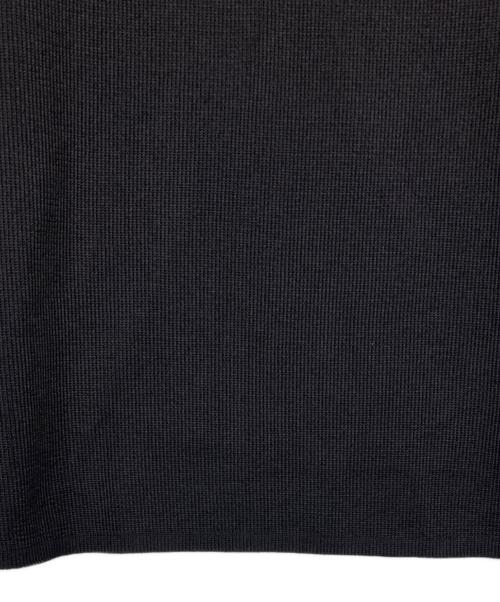 ISSEY MIYAKE PwRMANwNTw（イッセイミヤケ ペルマネンテ）issey miyake pwrmanwntw (イッセイミヤケ ペルマネンテ) ハイネック半袖カットソー ブラック サイズ:2の古着・服飾アイテム