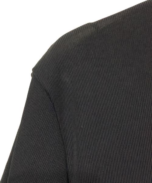 ISSEY MIYAKE PwRMANwNTw（イッセイミヤケ ペルマネンテ）issey miyake pwrmanwntw (イッセイミヤケ ペルマネンテ) ハイネック半袖カットソー ブラック サイズ:2の古着・服飾アイテム
