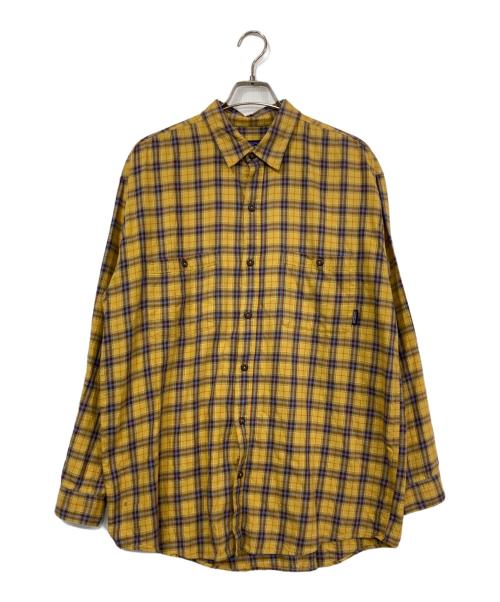 Patagonia（パタゴニア）Patagonia (パタゴニア) チェックシャツ イエロー サイズ:Lの古着・服飾アイテム
