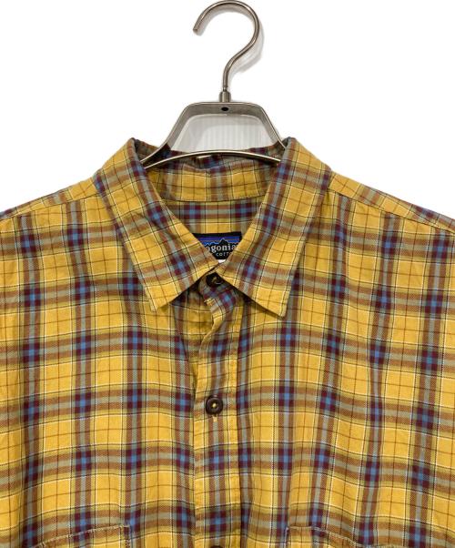 Patagonia（パタゴニア）Patagonia (パタゴニア) チェックシャツ イエロー サイズ:Lの古着・服飾アイテム