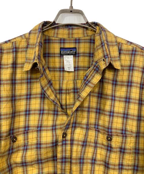 Patagonia（パタゴニア）Patagonia (パタゴニア) チェックシャツ イエロー サイズ:Lの古着・服飾アイテム