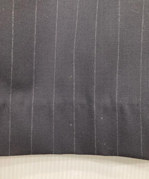 m's braque（エムズブラック）m's braque (エムズブラック) チョークストライプスラックス ネイビー サイズ:36の古着・服飾アイテム
