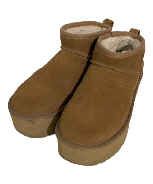 UGG（アグ）UGG (アグ) Classic Ultra Mini Platform ブラウン サイズ:US7の古着・服飾アイテム