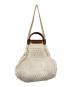 LONGCHAMP (ロンシャン) FILT (フィルト) メッシュバッグ アイボリー：7000円