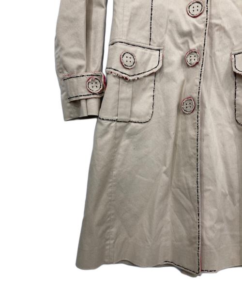 MOSCHINO（モスキーノ）MOSCHINO (モスキーノ) ベルテッドコート ベージュ サイズ:36の古着・服飾アイテム