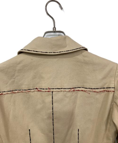 MOSCHINO（モスキーノ）MOSCHINO (モスキーノ) ベルテッドコート ベージュ サイズ:36の古着・服飾アイテム