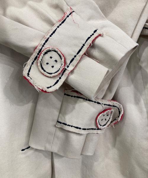 MOSCHINO（モスキーノ）MOSCHINO (モスキーノ) ベルテッドコート ベージュ サイズ:36の古着・服飾アイテム