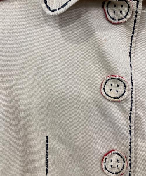 MOSCHINO（モスキーノ）MOSCHINO (モスキーノ) ベルテッドコート ベージュ サイズ:36の古着・服飾アイテム