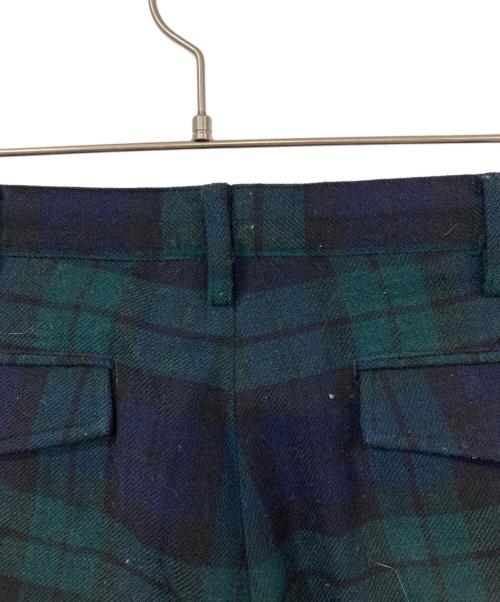 FRED PERRY（フレッドペリー）FRED PERRY (フレッドペリー) ブラックウォッチチェックパンツ グリーン×ネイビー サイズ:Sの古着・服飾アイテム