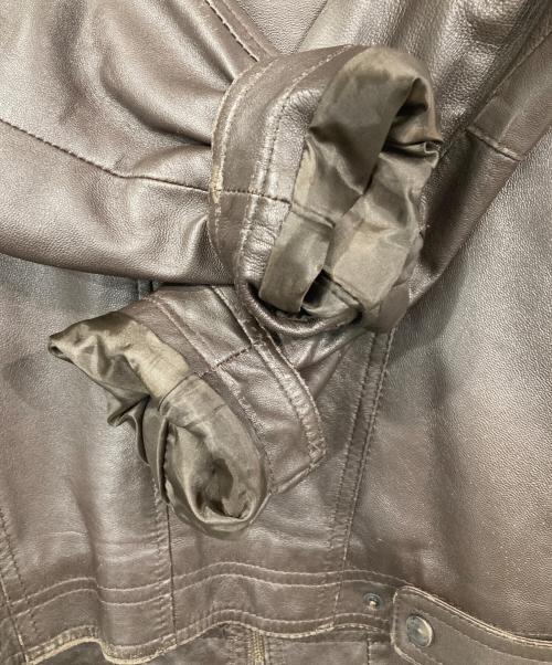 VERA PELLE（ベラペレ）VERA PELLE (ベラペレ) レザージャケット ブラウン サイズ:52の古着・服飾アイテム