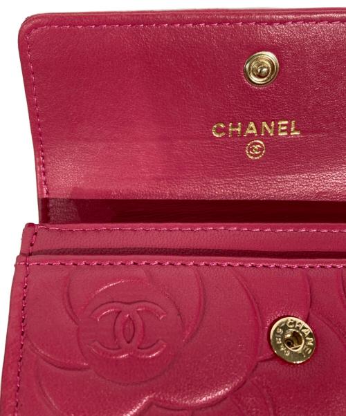 CHANEL（シャネル）CHANEL (シャネル) カードケース ピンクの古着・服飾アイテム
