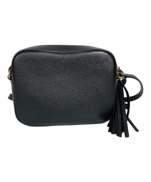 GUCCI（グッチ）GUCCI (グッチ) ソーホー レザー スモール タッセルディスコバッグ ブラックの古着・服飾アイテム