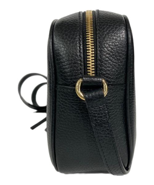 GUCCI（グッチ）GUCCI (グッチ) ソーホー レザー スモール タッセルディスコバッグ ブラックの古着・服飾アイテム