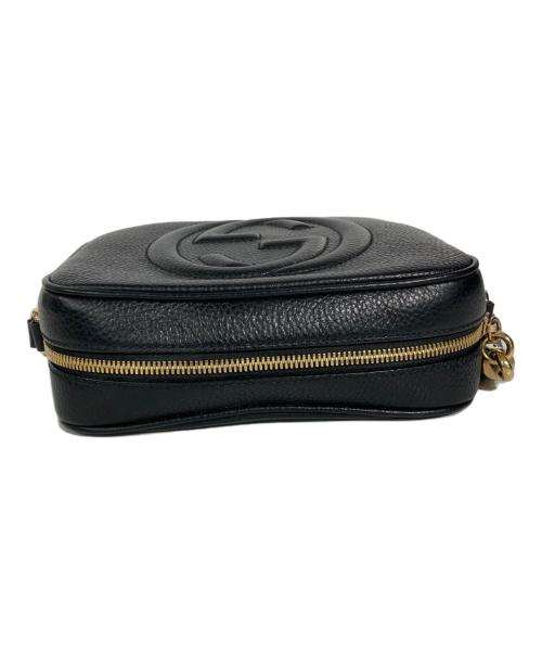 GUCCI（グッチ）GUCCI (グッチ) ソーホー レザー スモール タッセルディスコバッグ ブラックの古着・服飾アイテム