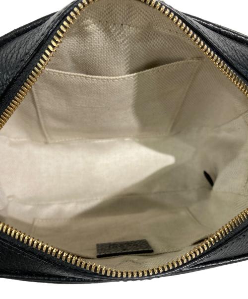 GUCCI（グッチ）GUCCI (グッチ) ソーホー レザー スモール タッセルディスコバッグ ブラックの古着・服飾アイテム