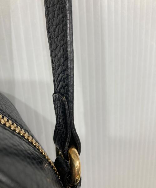 GUCCI（グッチ）GUCCI (グッチ) ソーホー レザー スモール タッセルディスコバッグ ブラックの古着・服飾アイテム