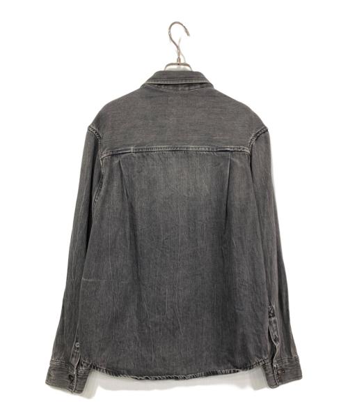 Calvin Klein（カルバンクライン）Calvin Klein (カルバンクライン) デニムシャツ グレー サイズ:XSの古着・服飾アイテム