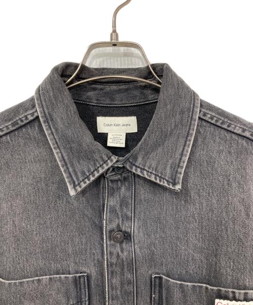 Calvin Klein（カルバンクライン）Calvin Klein (カルバンクライン) デニムシャツ グレー サイズ:XSの古着・服飾アイテム