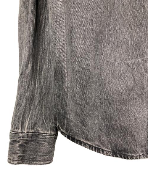 Calvin Klein（カルバンクライン）Calvin Klein (カルバンクライン) デニムシャツ グレー サイズ:XSの古着・服飾アイテム