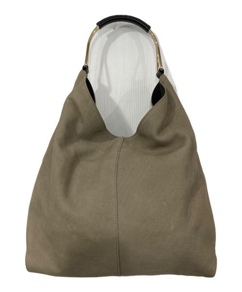 VIOLAd'ORO（ヴィオラドーロ）VIOLAd'ORO (ヴィオラドーロ) 牛革バッグ ベージュの古着・服飾アイテム