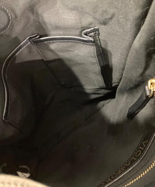 VIOLAd'ORO（ヴィオラドーロ）VIOLAd'ORO (ヴィオラドーロ) 牛革バッグ ベージュの古着・服飾アイテム