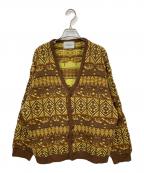 IROQUOISイロコイ）の古着「7GG COOGI TUCK KNIT CD」｜イエロー