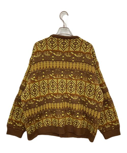 IROQUOIS（イロコイ）IROQUOIS (イロコイ) 7GG COOGI TUCK KNIT CD イエロー サイズ:2の古着・服飾アイテム