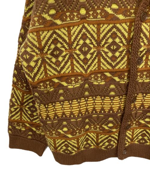 IROQUOIS（イロコイ）IROQUOIS (イロコイ) 7GG COOGI TUCK KNIT CD イエロー サイズ:2の古着・服飾アイテム