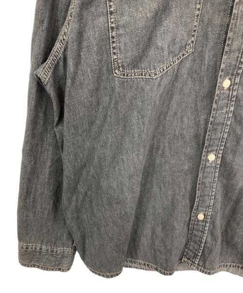 Calvin Klein（カルバンクライン）Calvin Klein (カルバンクライン) デニムシャツ グレー サイズ:L/Gの古着・服飾アイテム