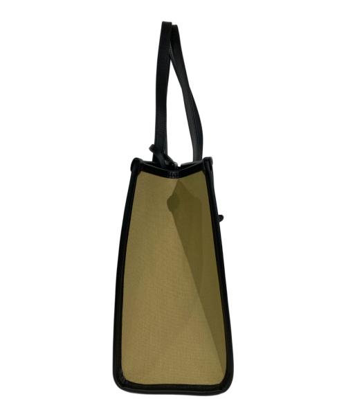 GIANNI CHIARINI（ジャンニ キアリーニ）GIANNI CHIARINI (ジャンニ キアリーニ) ミニポーチ付トートバッグ ベージュ×ブラックの古着・服飾アイテム