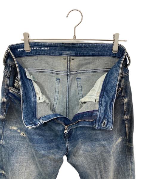 DIESEL（ディーゼル）DIESEL (ディーゼル) 1979 SLEENKERデニムパンツ グレー サイズ:W34の古着・服飾アイテム
