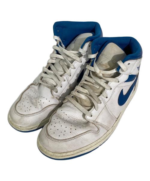 NIKE（ナイキ）NIKE (ナイキ) Air Jordan 1 Mid SE ホワイト×ブルー サイズ:31.0の古着・服飾アイテム