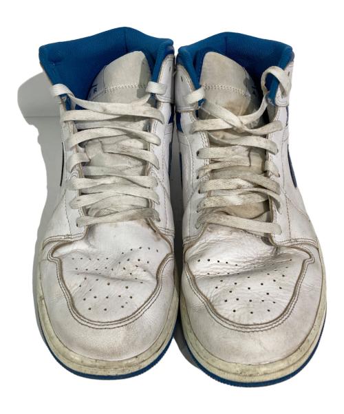 NIKE（ナイキ）NIKE (ナイキ) Air Jordan 1 Mid SE ホワイト×ブルー サイズ:31.0の古着・服飾アイテム