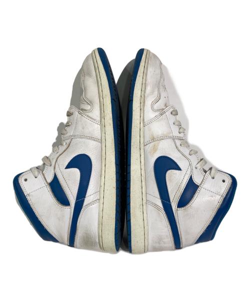 NIKE（ナイキ）NIKE (ナイキ) Air Jordan 1 Mid SE ホワイト×ブルー サイズ:31.0の古着・服飾アイテム